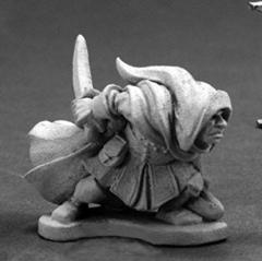 03584 Dar Dimplefoot, Halfling Thief Rogue (metal)